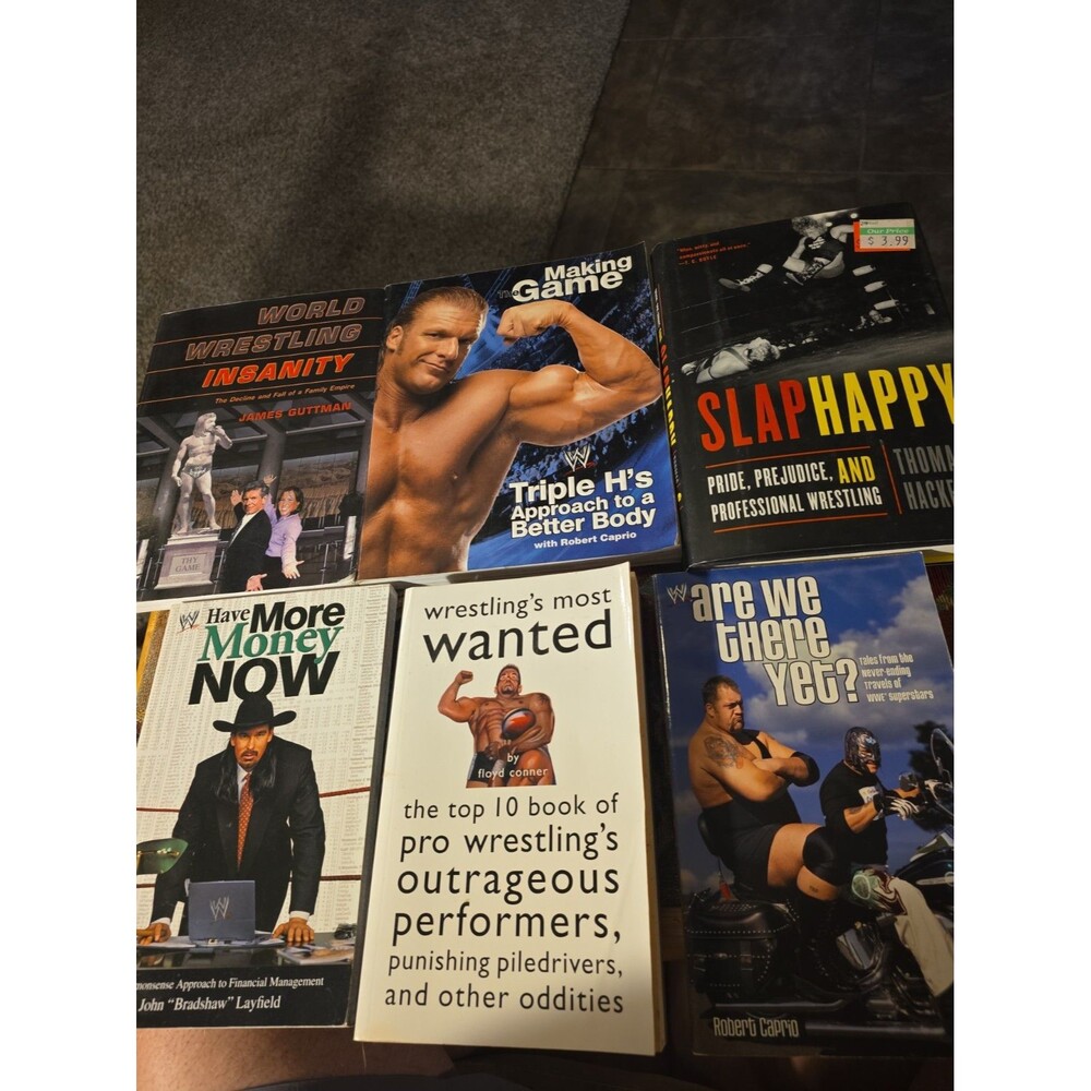 Wrestling Book Lot HHH JBL Big Show Vince